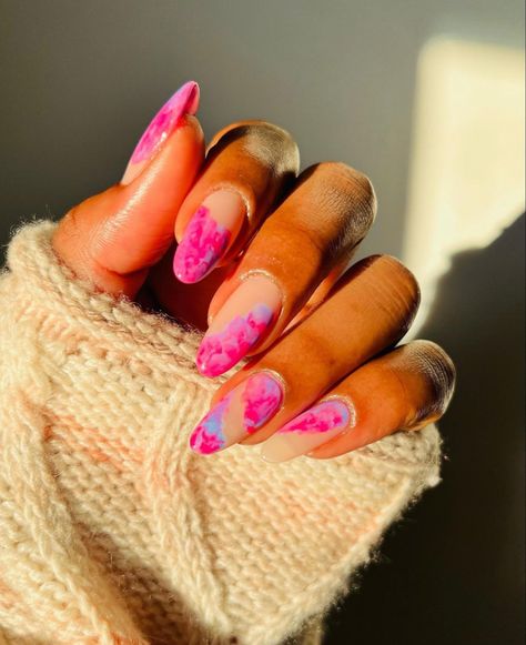 Pink Marble Nails, Manicure Inspiration, Marble Nails, Pink Marble, Nail Ideas, Nail Inspo, Manicure, Nail Designs, Marble