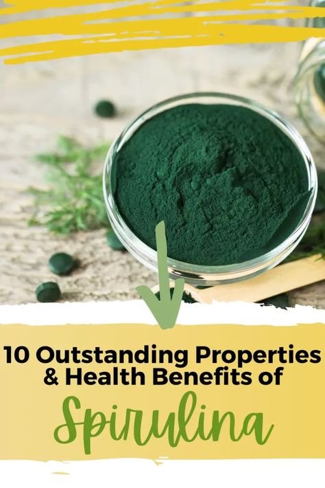 10 Outstanding Properties And Health Benefits of Spirulina • Fit as a Fiddle Benefits Of Spirulina, What Is Spirulina, Spirulina Benefits, Spirulina Smoothie, Spirulina Powder, Green Algae, Lower Cholesterol, Food Source, Brain Health