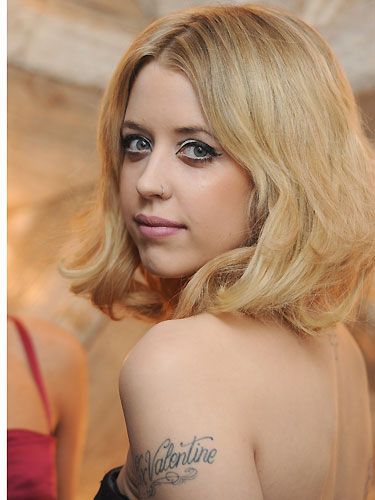 Peaches Geldof has 20 tattoos Tattoos Celebrities, Peaches Geldof, Bob Geldof, Halle Bailey, Charlies Angels, Full Throttle, New Tattoo, Celebrity Tattoos, David Beckham