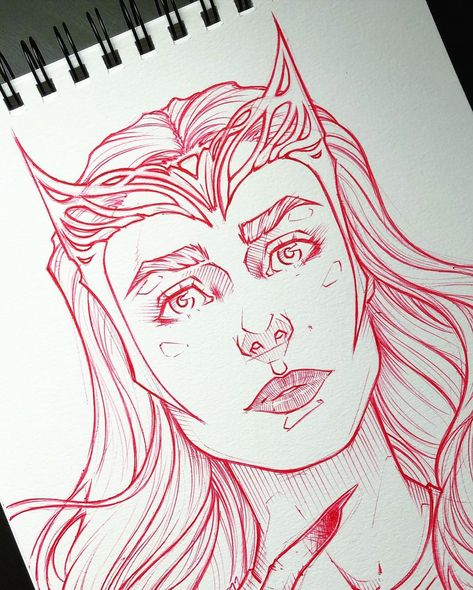 Damian on Instagram: “The Scarlet Witch is not born; she is forged. It is her destiny to destroy the world. . The Scarlet Witch ❤️‍🔥 @doctorstrangeofficial . .…” Bill Weasley And Fleur, Marvel Drawings Pencil, Bill Weasley, Marvel Art Drawings, Avengers Drawings, Marvel Paintings, The Scarlet Witch, Marvel Comics Vintage, Fleur Delacour