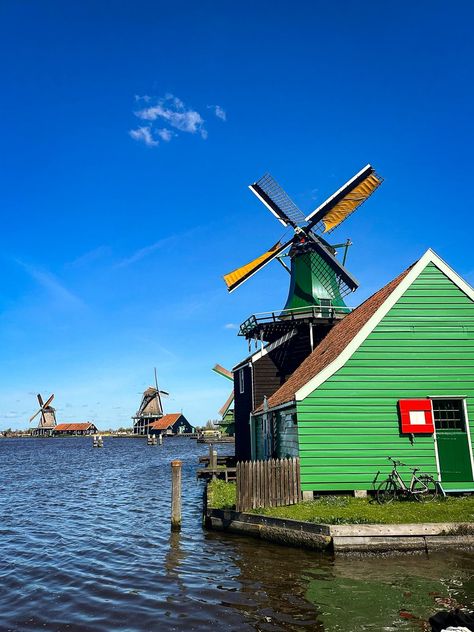 11 Best Things to Do in Zaanse Schans, Netherlands Zaanse Schans Photo Ideas, Watercolour Practice, Zaanse Schans Netherlands, Holland America Zaandam, Zaanse Schans, Netherlands Travel, Netherlands, Things To Do, Good Things