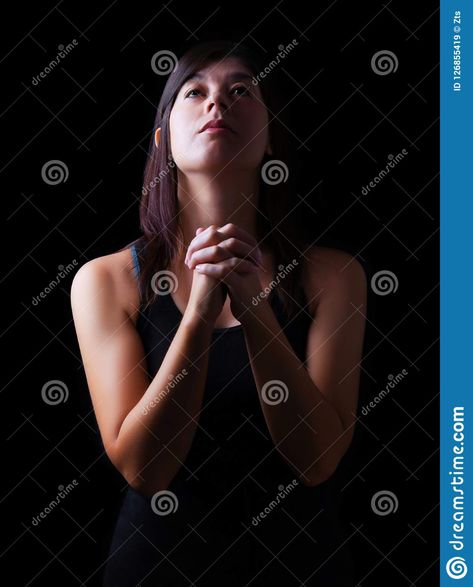 Praying Refrence Pose, Person Looking At Their Hands, Worship Pose Reference, Looking Down At Hands Drawing Reference, Hand Pinching Reference, Pray Pose Reference, Anime Praying Pose, Person Praying Reference, Praying Drawing Pose