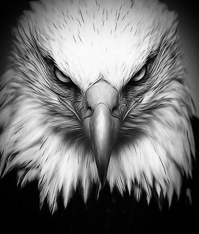 Angry Eagle Tattoo, Eagle Drawing Tattoo, Realistic Eagle Tattoo Design, Eagle Eyes Tattoo, Eagle Face Tattoo, Eagle Tattoo Ideas, Eagle Tattoo Design, Eagle Head Tattoo, Bald Eagle Tattoos