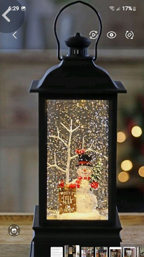 Water Lantern, Farm Light, Snowman Snow Globe, Holding A Sign, Holiday Lanterns, Musical Snow Globes, Lantern Christmas, Fire Wood, Frosty The Snowman