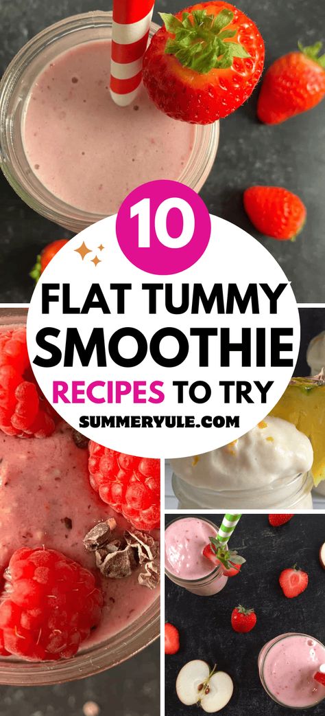 Get the 10 best flat tummy smoothie recipes! Learn the secrets to making flat belly smoothie recipes for weight loss, and why they might work. Lots of people want detox smoothies for flat stomach, flat belly smoothies for weight loss, and belly fat smoothies for bloating. Get the scoop on what’s fad diet hype and what’s legit about belly fat burning smoothies here! Smoothies For Flat Stomach, 21 Day Fix Smoothies, Detox Smoothie Recipes Flat Belly, Slim Smoothie Recipes, Healthy Tasty Smoothies Recipes, Smoothie Recipes Weight Loose, How To Make Smoothies Recipes, Flat Tummy Smoothies, Losing Weight Smoothie Recipes