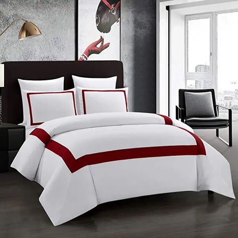 Brand Extension, Luxury Duvet Sets, Red Duvet, Japanese Bedroom, Geometric Bedding, No Bed, Comforter Bedding Sets, Quilted Duvet Cover, Luxury Bedding Sets