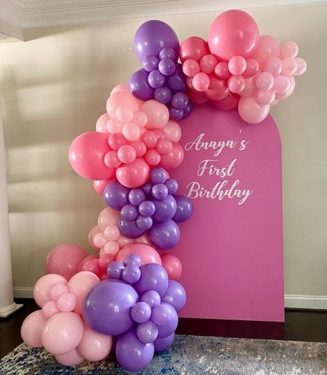 Minnie Mouse Theme Party, Balloon Display, Color Catalog, Diy Balloon Decorations, Birthday Party Theme Decorations, Birthday Balloon Decorations, Iron Ring, Theme Parties, Balloon Diy