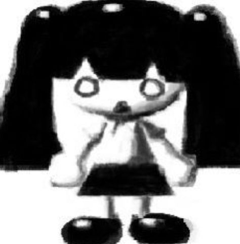 Yume Nikki, 23 February, February 2023, My Brain, A Black, Brain, Black And White, Drawings, Hair