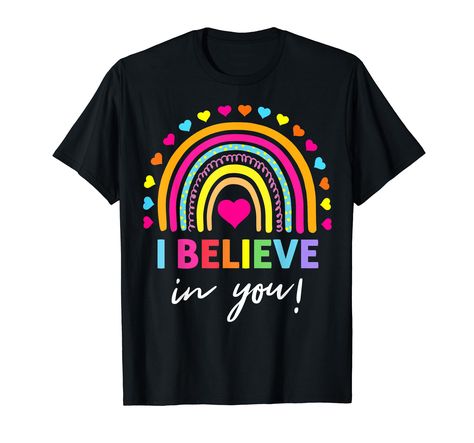 PRICES MAY VARY. Lightweight, Classic fit, Double-needle sleeve and bottom hem Neon Shirt Ideas, Neon Shirts, Test Day, Funny Teacher, Motivational Gifts, School Gift, Gifts For Your Mom, Shirt Store, Teacher Humor