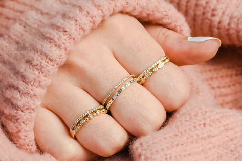 Wear Multiple Rings, Wear Rings, Silver And Gold Jewelry, How To Wear Rings, Multiple Rings, Bold Rings, Thumb Rings, Small Rings, Delicate Rings