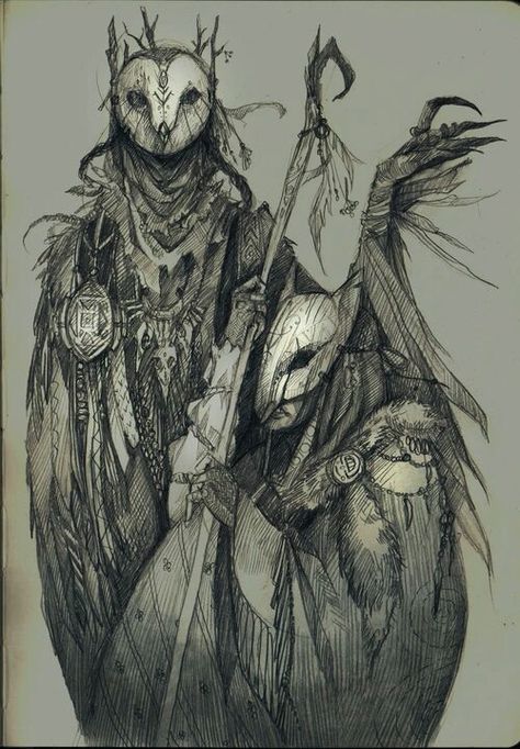 Owl people 다크 판타지, Arte Inspo, 판타지 아트, Creature Concept, Cthulhu, Creature Design, A Drawing, Creature Art, Dark Fantasy Art