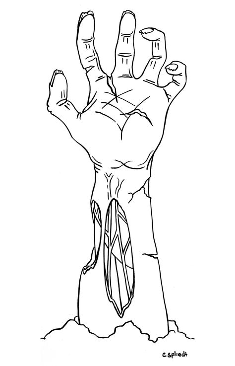 Zombie Hand Reference, Zombie Hands Drawing, Horror Hands Drawing, Zombie Arm Drawing, Zombie Hand Drawing, Simple Zombie Drawing, Halloween Zombie Drawing, Zombies Drawing, Zombie Hand Tattoo