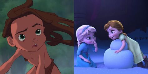 "Frozen" Director Confirms Belief That Tarzan Is Anna & Elsa's Little Brother Disney Theories, Disney List, Easter Drawings, New Disney Movies, Disney Theory, Disney Animated Movies, Disney Songs, Disney Princes, Modern Disney