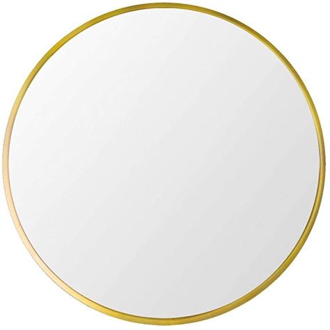 Wall Circle Mirror, Hanging Round Mirror, Black Round Mirror, Living Room Vanity, Mirror For Living Room, Round Gold Mirror, Mirror For Wall, Vanity Bedroom, Room Vanity