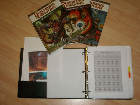 DSC04918 Dm Binder, Dnd Crafts, Dungeons And Dragons Game, Nerd Love, Binder Folder, D Craft, Game Master, Binder Covers, Dungeon Master