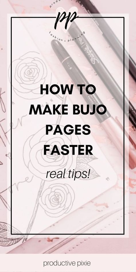 Bullet journal tips and tricks to help you make bullet journal layouts faster! These are great tips for beginner bullet journalists who want to make pages faster! Bullet Journal Tips, How To Be More Organized, Bullet Journal Page Ideas, Journal For Beginners, Journaling For Beginners, Bullet Journal Supplies, Bullet Journal For Beginners, Journal Tips, Creating A Bullet Journal