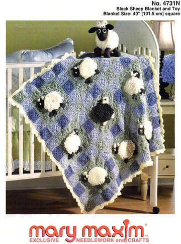 Afghan Knitting and Crochet Patterns & Books | Mary Maxim Felt Crafts Kids, Sheep Blanket, Crochet Farm Animals, Crochet Sheep, Mary Maxim, Caron Simply Soft, Baby Afghan Crochet, Knitted Afghans, Crochet Goodies