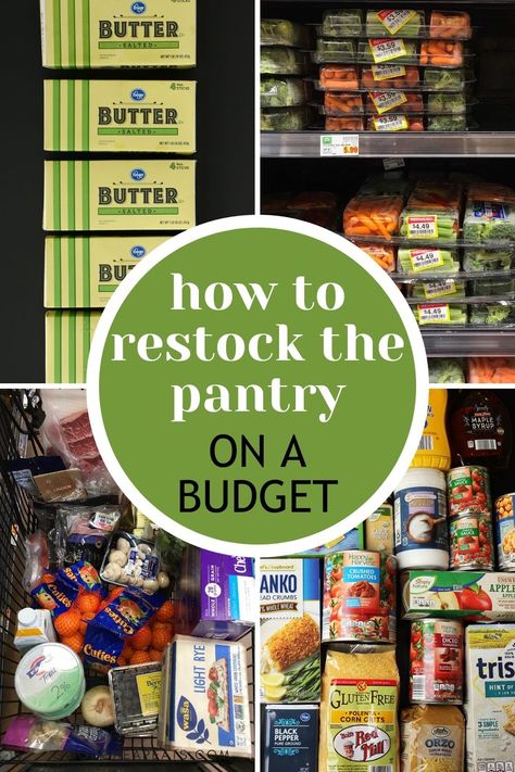 Pantry Restock, Pantry List, Pantry Challenge, Preppers Pantry, Pantry Essentials, Emergency Food, Bulk Food, Kitchen Food Storage, Cheap Eats