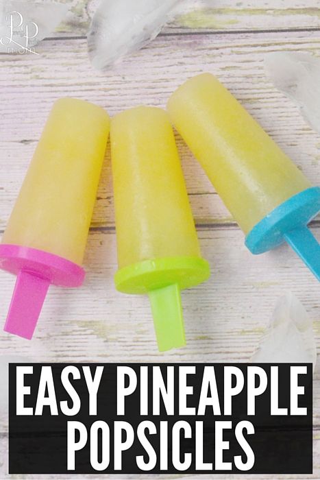 Pineapple Popsicles are the perfect kid friendly summer treat to make!  They are… Pineapple Popsicles Recipes, Natural Popsicles For Kids, Healthy Popsicle Recipes For Kids, Healthy Popcicles Recipes For Kids, Pineapple Coconut Popsicles, Juice Popsicles, Kid Friendly Side Dishes, Pineapple Popsicles, Healthy Popsicle Recipes