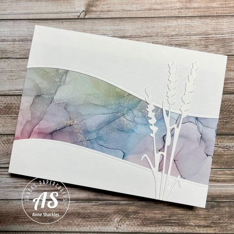 Creative Diy Cards, Craft Consortium, Sympathy Cards Handmade, Silhouette Cards, Hand Made Greeting Cards, Making Greeting Cards, Card Making Tutorials, Alcohol Inks, Stamping Up Cards