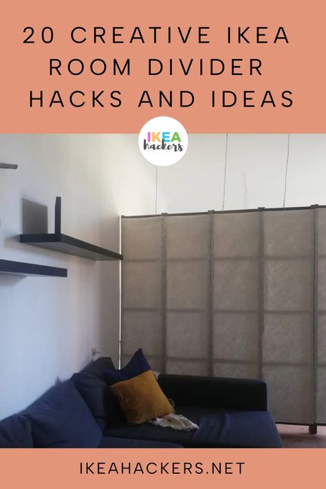 Ikea Kallax Room Divider Ideas, Ikea Room Divider Hacks, Divider With Storage, Simple Divider, Ikea Room Divider, Ikea Room, Bed Nook, 1960s House, Wooden Partitions