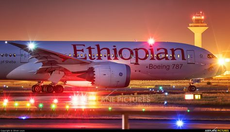 Ethiopian Airlines Boeing 787-8 Dreamliner ET-AOP Ethiopian Airlines Pictures, Ethiopian Airlines, Boeing 787 8, Boeing 787 Dreamliner, Boeing 767, Alphabet Images, Travel Pictures Poses, Frankfurt Germany, Boeing 787