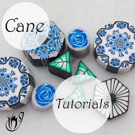 Polymer clay canes Polymer Clay Canes Tutorials, Polymer Clay Beads Diy, Polymer Clay Kunst, Crea Fimo, Polymer Clay Cane Tutorial, Clay Cane, Clay Canes, Polymer Clay Jewelry Tutorials, Polymer Clay Ornaments