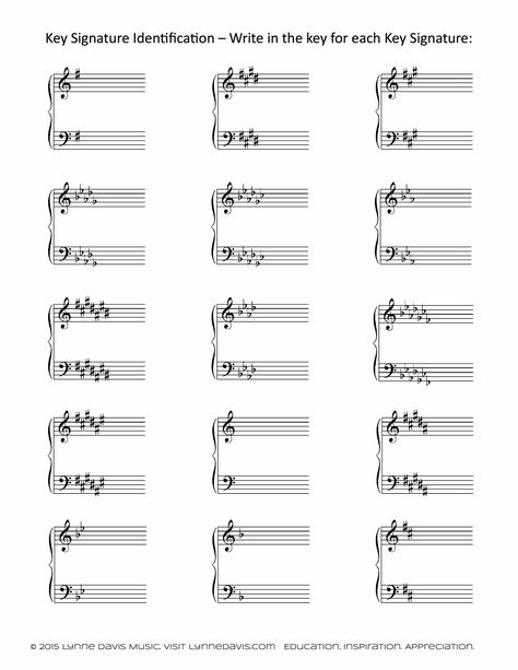 Music Key Signatures, Group Piano Lessons, Piano Worksheets, Music Theory Lessons, Music Theory Worksheets, Music Reading, Key Signatures, Homeschool Music, Teaching Piano