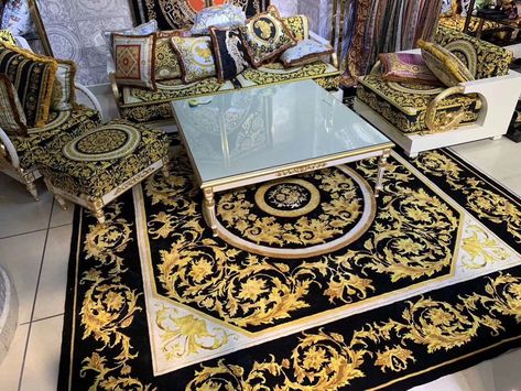 Versace Wool Carpet SSYS750 Luxury Wool Versace Rug Home Decoration Versace Baroque Carpet Versace Rug, Versace Home Decor, Advocate Office, Castle Furniture, Craftsman Houses, Versace Baroque, Live Room, Painting Carpet, Nokia Phone