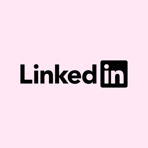 LinkedIn Light Pink Icon Linkedin Personal Branding, Linkedin Icon Aesthetic, Linkedin Aesthetic, Linkedin App Icon, Linkedin Icon, Linkedin Logo, Romanticizing College, Dance App, Goals Board