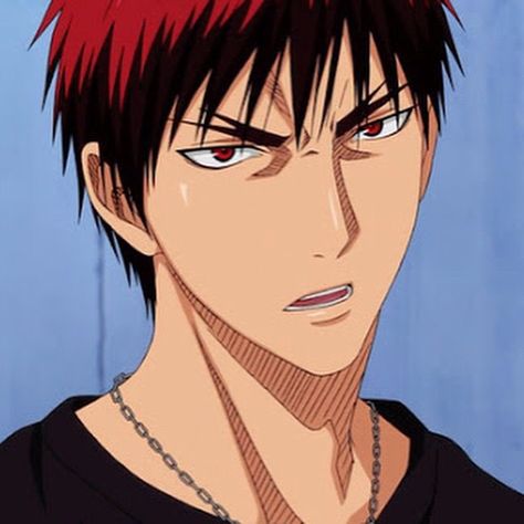 Kagami's not puttin up with your bullshit. Kagami Taiga, No Basket, Kuroko No Basket, The Story, Red, Anime, Black