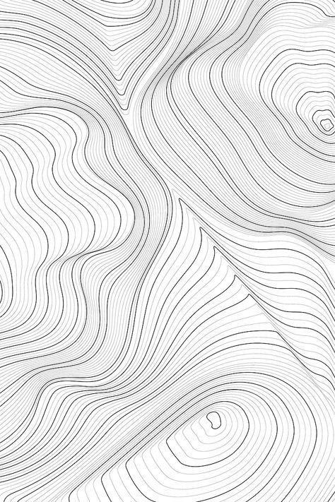 Gray topographic pattern on a white background | free image by rawpixel.com / Cuz White Topography Background, Black And White Topographic Wallpaper, Contours Architecture, Background For Portfolio, Contour Architecture, Topographic Wallpaper, Topography Pattern, White Background With Design, White Graphic Background