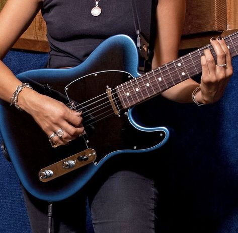 fender telecaster Telecaster Aesthetic, Electric Guitar Telecaster, Telecaster Bass Guitar, Black Fender Telecaster, Green Telecaster, Black Telecaster, Blue Guitar, Cabronita Telecaster, Telecaster Guitar