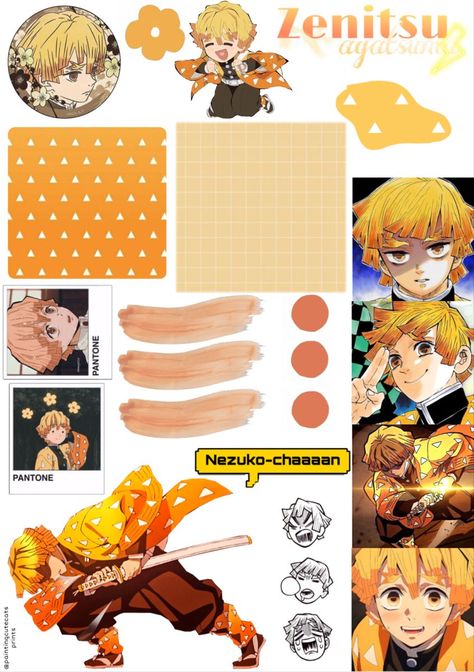 Follow for more and comment if you want any anime print. Anime journal prints, Zenitsu Agatsuma , demon slayer / kimetsu no yaiba / guardianes de la noche, collage Zenitsu Stickers Printable, Demon Slayer Journal Ideas, Zenitsu Journal, Demon Slayer Collage, Anime Journal Prints, Demon Slayer Journal, Anime Journal Stickers, Anime Face Drawing, Journal Prints