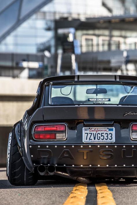 JDM cars Datsun 280Z Custom rear Fairlady Z Datsun 240z, 280zx Datsun, Wide Body Car, 240z Datsun, Datsun Z, To Fast To Furious, Datsun 280z, Nissan Z Cars, Datsun Car