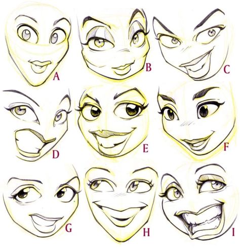 How To Draw Cartoon Eyes And Face Realistic Eye Drawing, Cartoon Expression, Cartoon Drawings Of People, Cartoon Drawings Disney, Cartoon Drawing Tutorial, Drawing Cartoon Faces, Draw Cartoon, Cartoon Eyes, Drawing Cartoon Characters