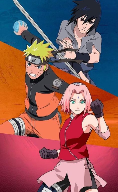 Naruto Sasuke Sakura Wallpaper, Naruto Dan Sasuke, Team Seven, Sasuke Wallpaper, Naruto Painting, Naruto Team 7, Naruto Uzumaki Hokage, Naruto Shippudden, Naruto And Sasuke Wallpaper