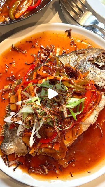 Asian Tilapia, Whole Recipes, Fish Escabeche, Sweet And Sour Fish, Red Snapper, Sweet And Sour, Filipino Recipes, The Fish, Asian Recipes