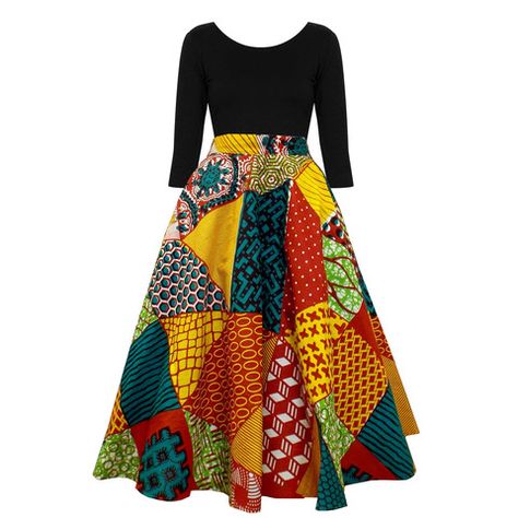 Chitenge Skirts, Midi Circle Skirt, Long African Dresses, African Print Skirt, African Skirts, African Print Clothing, Best African Dresses, Short African Dresses, African Fashion Skirts