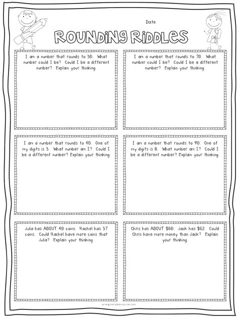 rounding riddles.pdf - Google Drive Daily 5 Math, Math Place Value, Aol Mail, Math Number Sense, Fourth Grade Math, Math Strategies, Math Time, You've Got Mail, Second Grade Math