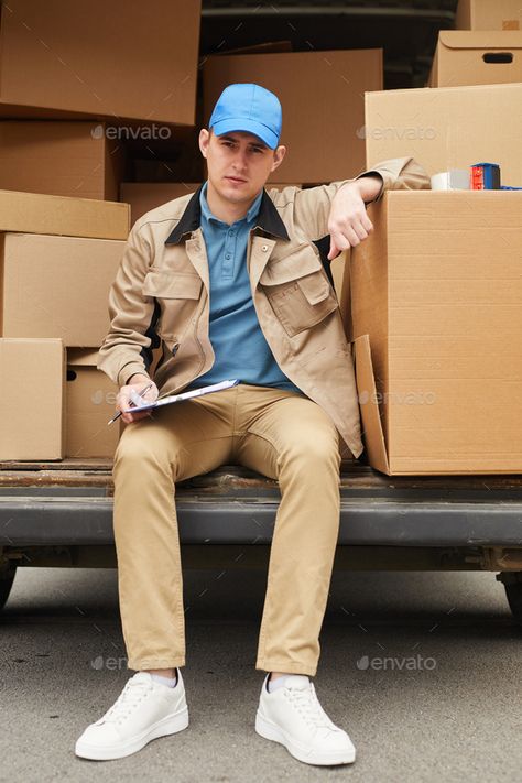 Delivery Uniform, Khaki Pants, Pants