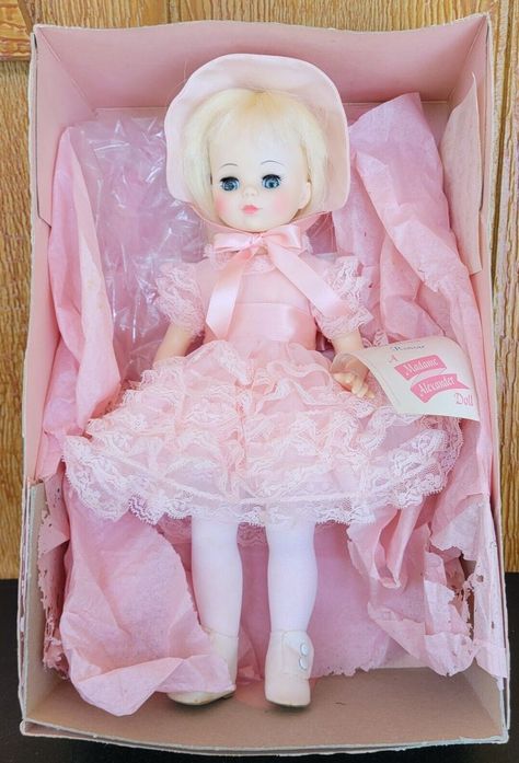 Renoir Portrait, Vintage Pink Dress, Vintage Madame Alexander Dolls, Madame Alexander Dolls, Alexander Dolls, Lol Dolls, Doll Eyes, Madame Alexander, Doll Hair