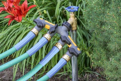 Water Timers, Hose Splitter, Garden Problems, Low Maintenance Shrubs, Underground Sprinkler, Pool Water Features, Bob Vila, Garden Hoses, Garden Pool