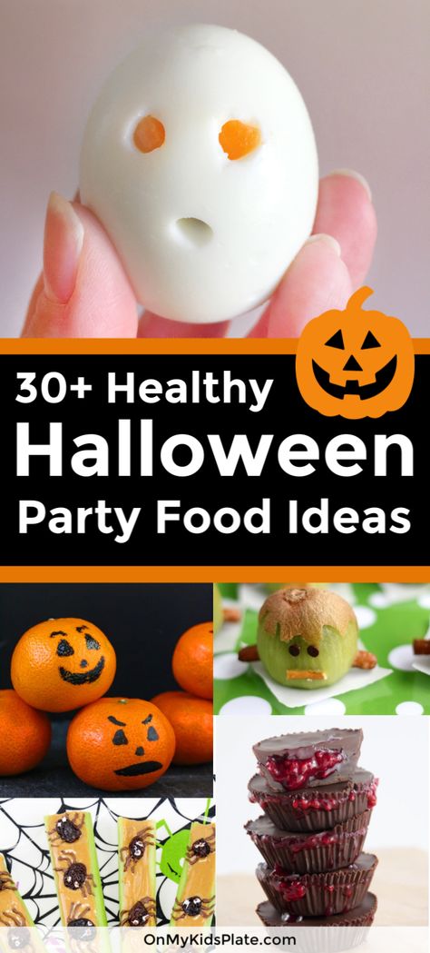 Halloween Buffet Food For Kids, Healthy Snacks Halloween, Easy Kids Halloween Party Food, Halloween Toddler Lunch, Halloween Salad Ideas, Kids Halloween Dinner, Halloween Kids Food, Halloween Veggies, Fingerfood Halloween