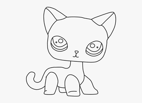 My Littlest Pet Shop Tattoo, Lps Coloring Pages, Lps Wolf Cat, Lps Drawing Base, Lps Shorthair Cat Custom, Littlest Pet Shop Tattoo, Short Tail Cat, Lps Tattoo, Lps Shorthair Cat