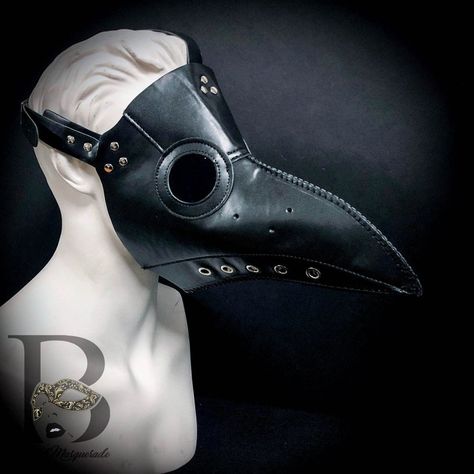 Plague Doctor Bird Mask Steampunk Raven Mask Costume Cosplay - Etsy Canada Steampunk Raven, Doctor Bird, Mask Steampunk, Masquerade Mask Black, Raven Mask, Plague Doctor Costume, Face Protection Mask, Steampunk Bird, Plague Mask