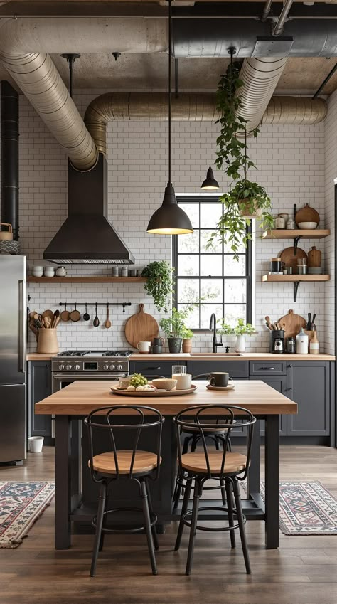 Scandi Boho Kitchen Kitchen Cooking Area Ideas, Scandinavian Rustic Kitchen, Scandi Farmhouse Kitchen, Small Neutral Kitchen, Scandinavian Bohemian Interior, Scandi Kitchen Design, Scandi Boho Kitchen, Minimalist Scandinavian Kitchen, Rustic Boho Kitchen