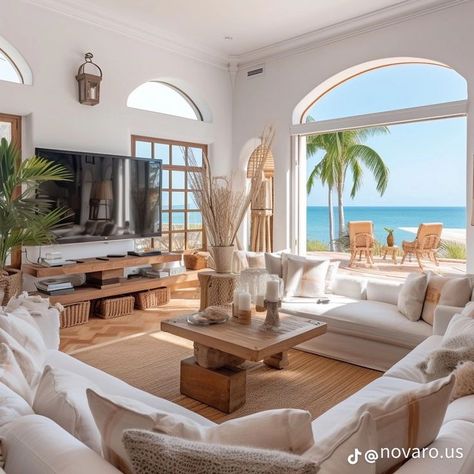 Like❤️ | Follow✅ | Comment✉️ Click the link to find your perfect decor now!🛋️#homeinspo #homedecor #livingroominspo #coastal 🏡🛋️🌴🌊 Picture Credits - @kerol_m