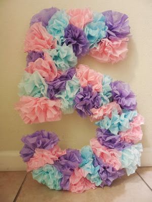 I love these colors - would be an elegant decoration for 30th B Day Tissue Paper Craft, Tissue Paper Crafts, Mermaid Parties, Little Mermaid Birthday, 카드 디자인, Frozen Birthday Party, Mermaid Birthday Party, Frozen Birthday, Unicorn Birthday Parties