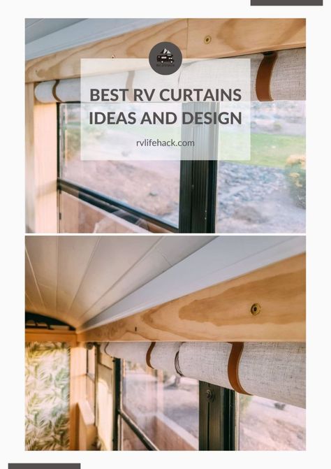 RV Curtains Ideas (The Benefits of RV Curtain) Camper Blinds, Campervan Curtains, Rv Blinds, Van Curtains, Rv Shades, Diy Blackout Curtains, Caravan Curtains, Rv Curtains, Diy Caravan